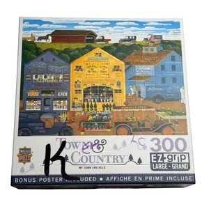 MasterPieces EZ Grip My Town 300 Pieces Puzzle‎ Complete